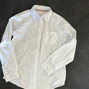 Plain white formal shirt